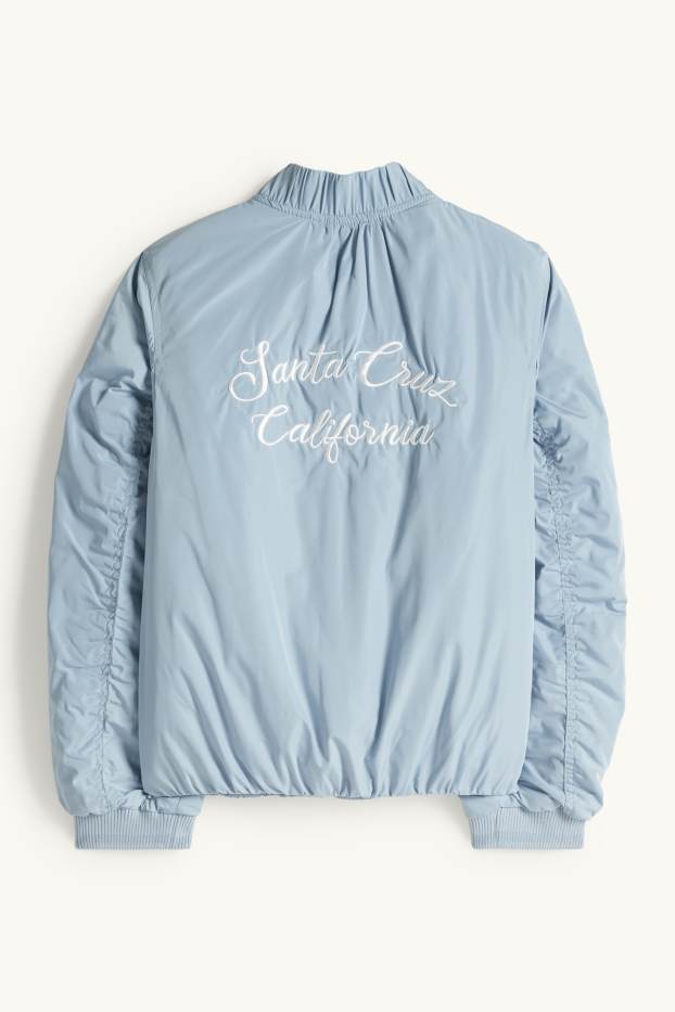 Děti - dívky - California - bomber - s výplní - světle modrá