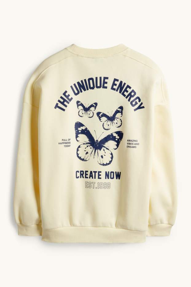 Femmes - Sweat - jaune clair