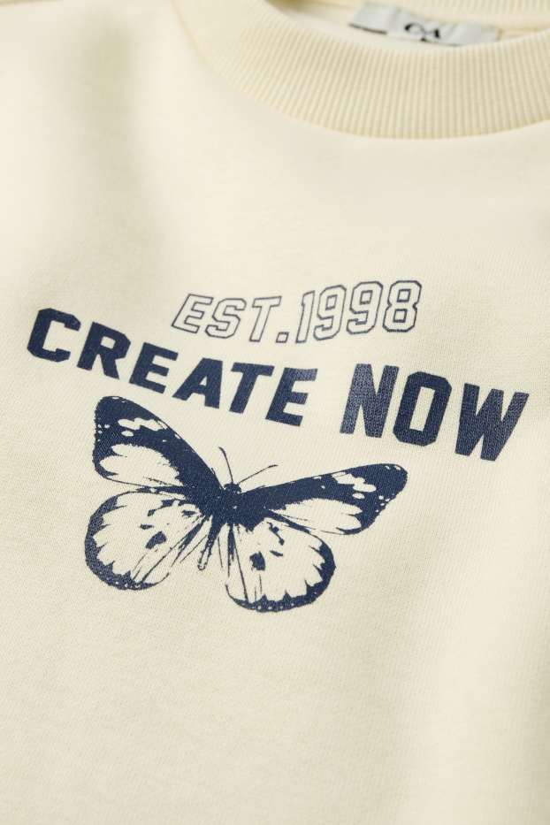 Femmes - Sweat - jaune clair