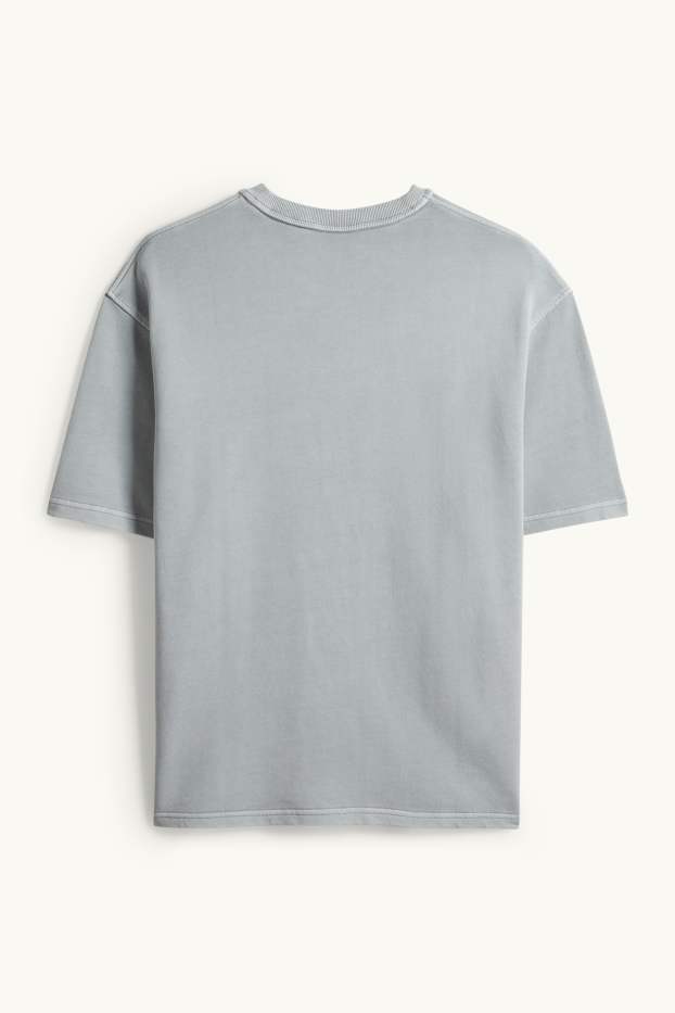 Hommes - T-shirt - relaxed fit - gris clair
