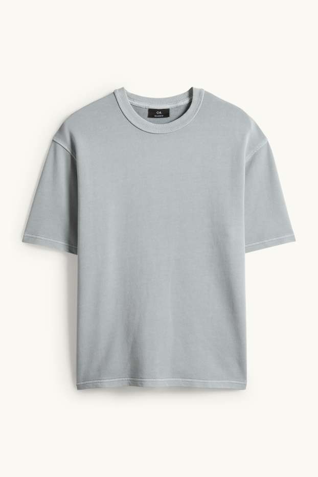 Hommes - T-shirt - relaxed fit - gris clair