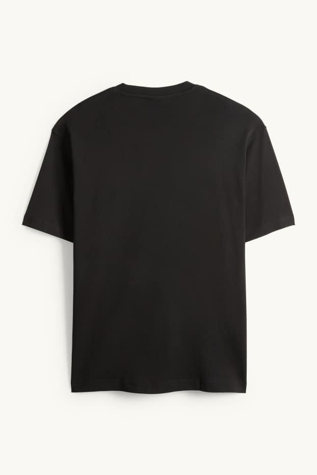 Hommes - T-shirt - relaxed fit - noir