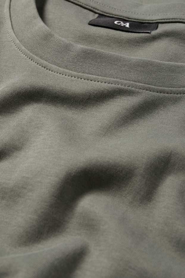 Hommes - T-shirt - relaxed fit - vert