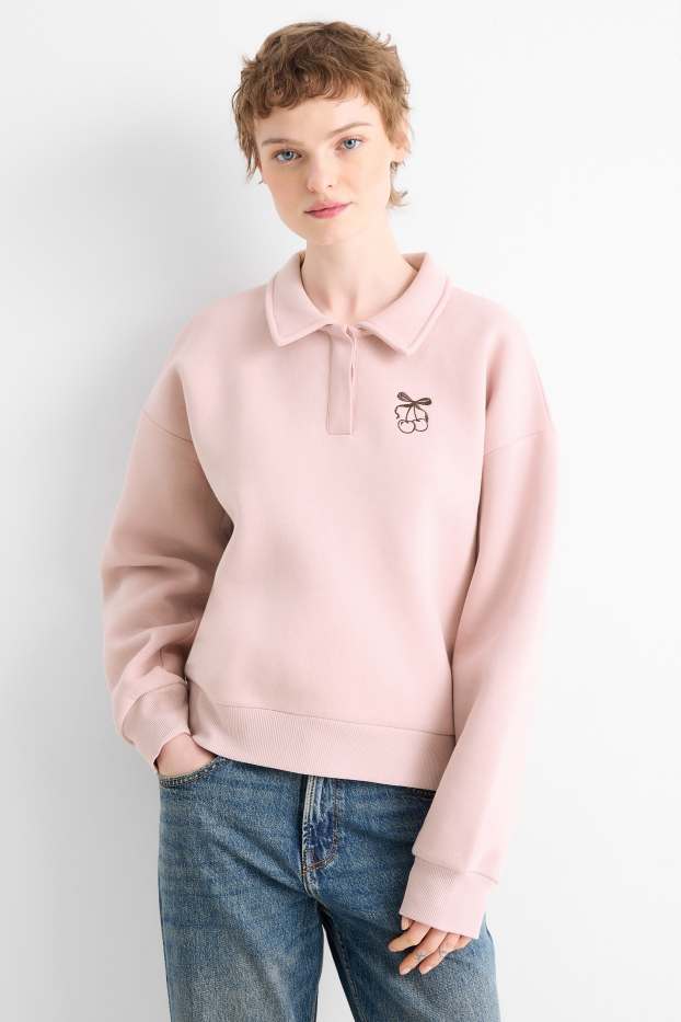 Dames - Sweatshirt - roze
