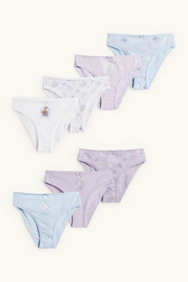 Kinder Mädchen - Multipack 7er - Die Eiskönigin - Slip - hellviolett