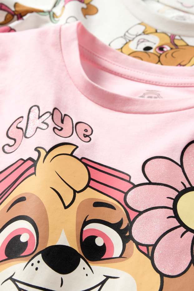 Enfants filles - Lot de 2 - La Pat' Patrouille - Stella - T-shirts - rose / beige