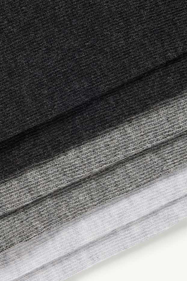 Bărbați - Multipack 7 perechi - șosete sub gleznă - gri închis / gri deschis