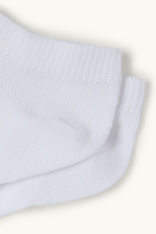 Bărbați - Multipack 7 perechi - șosete sub gleznă - alb