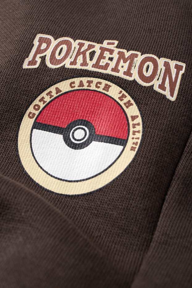 Kinder Jungen - Pokémon - Cargo-Jogginghose - dunkelbraun