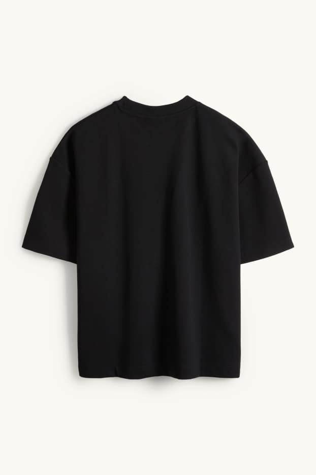 Herren - T-Shirt - Oversized - schwarz
