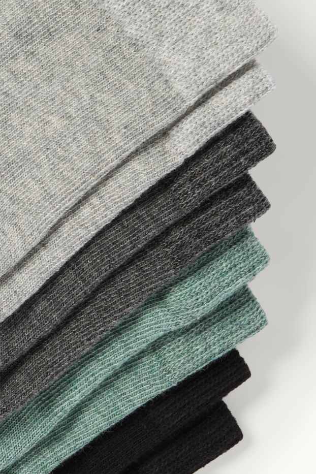 Hommes - Lot de 7 paires - socquettes - gris