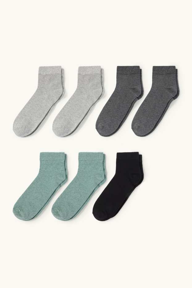Hommes - Lot de 7 paires - socquettes - gris