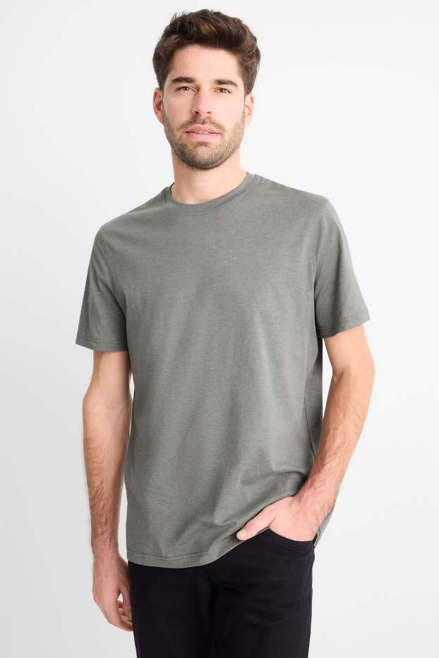 Home - Samarreta de mànigues curtes - regular fit - gris