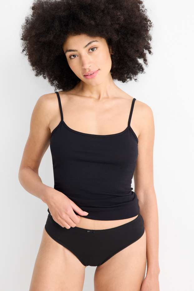 Femmes - Lot de 3 - culottes - bleu clair