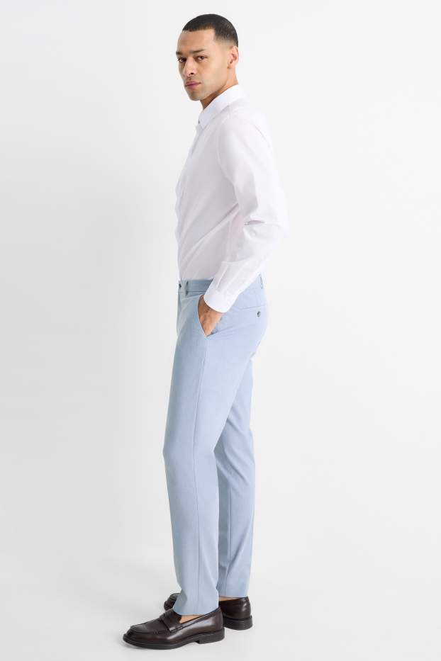 Men - Mix-and-match trousers - slim fit - Flex - light blue
