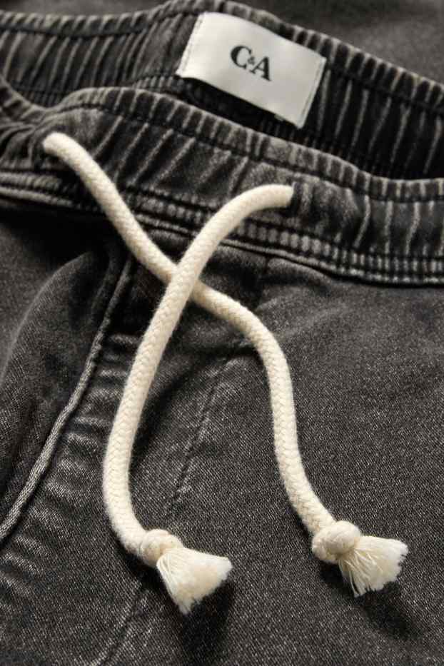 Men - Cargo jeans - LYCRA® - denim-dark gray