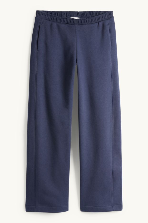 Dámské - Teplákové kalhoty - tmavomodrá