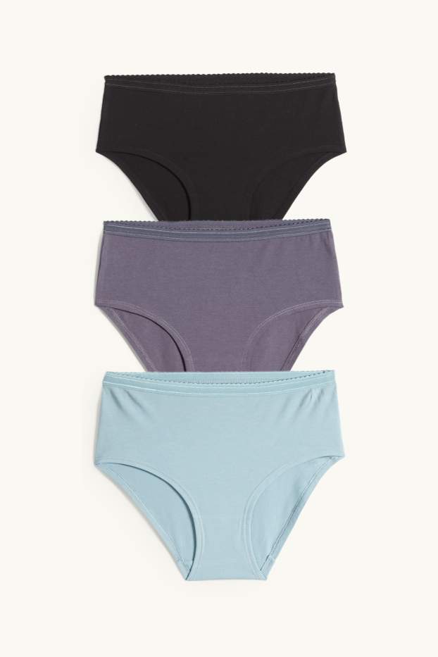 Dona - Paquet de 3 - calces - negre