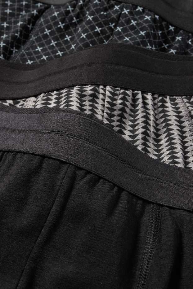 Herren - Multipack 3er - Trunks - schwarz