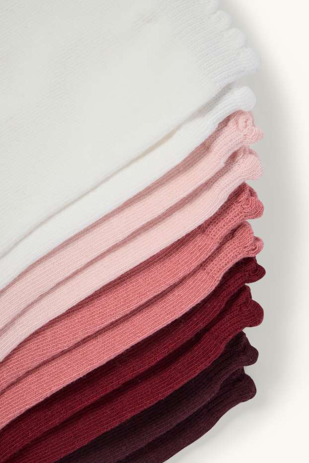 Damen - Multipack 5er - Socken - rosa