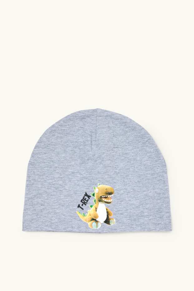 Nen - Dinosaures - gorro - gris
