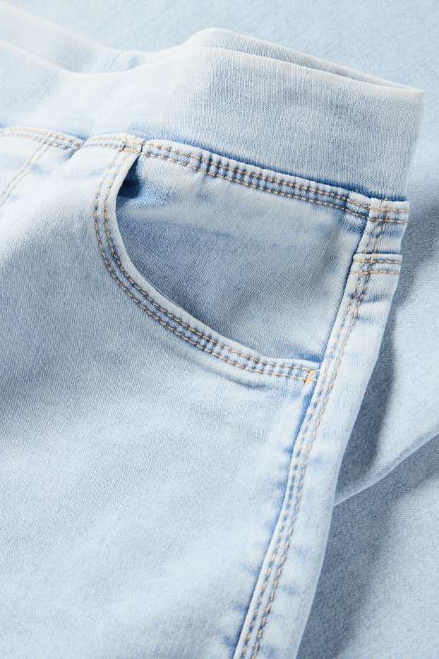 Enfants filles - Wide leg jeggings - jean bleu clair