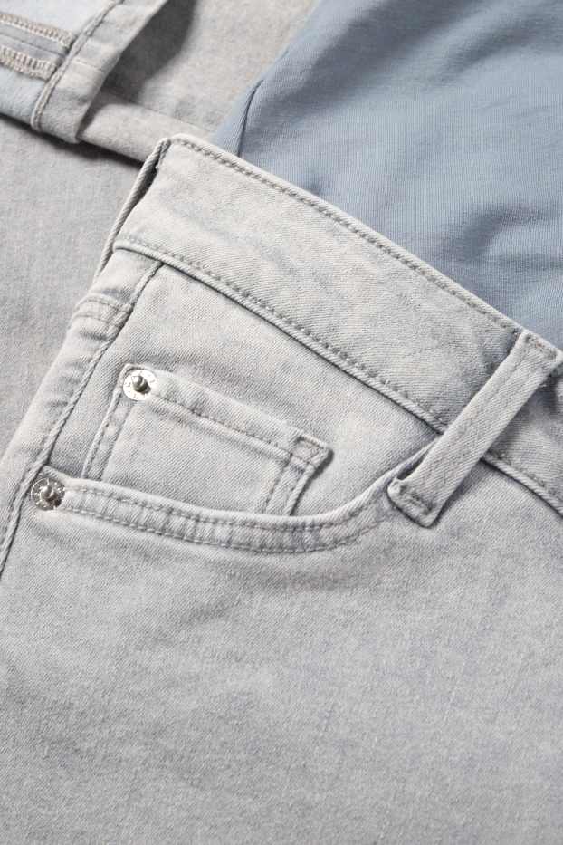 Damen - Umstandsjeans - Straight Jeans - helljeansgrau