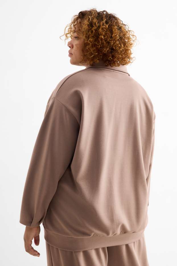 Dames - Sweatshirt - bruin