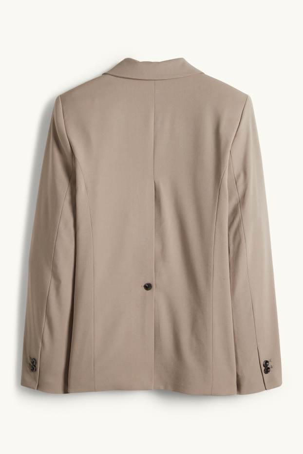 Femmes - Blazer - relaxed fit - beige