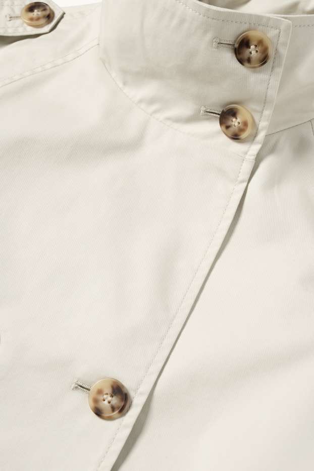 Femmes - Trench court - beige clair