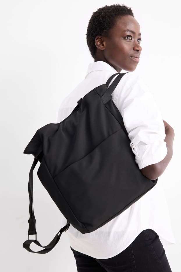 Donna - Zaino-borsa - nero