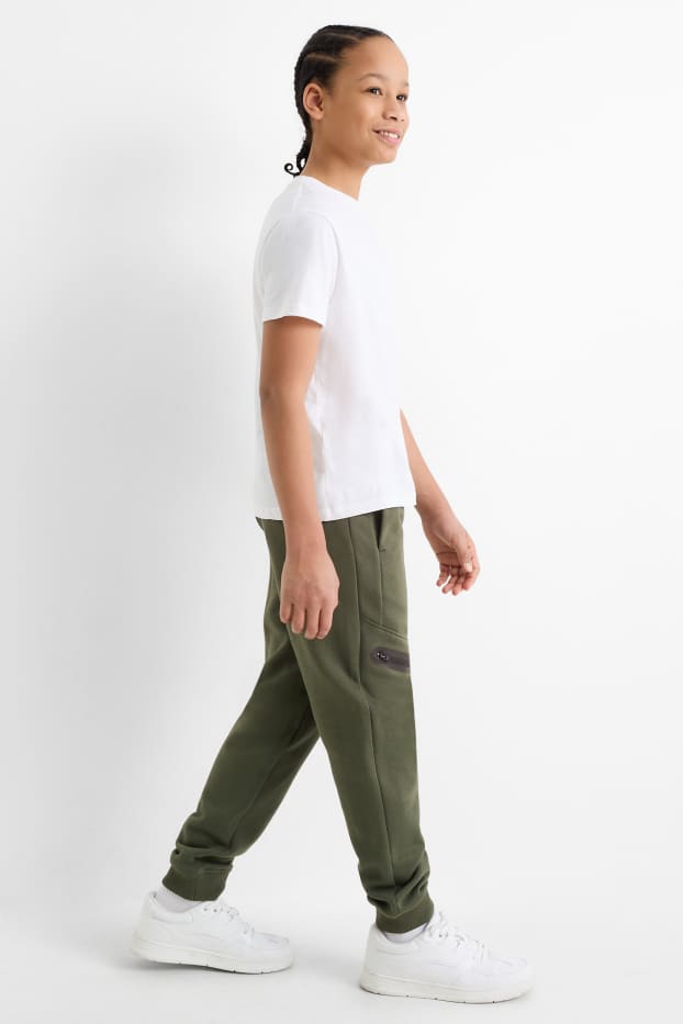 Kinderen: jongens - Joggingbroek - groen