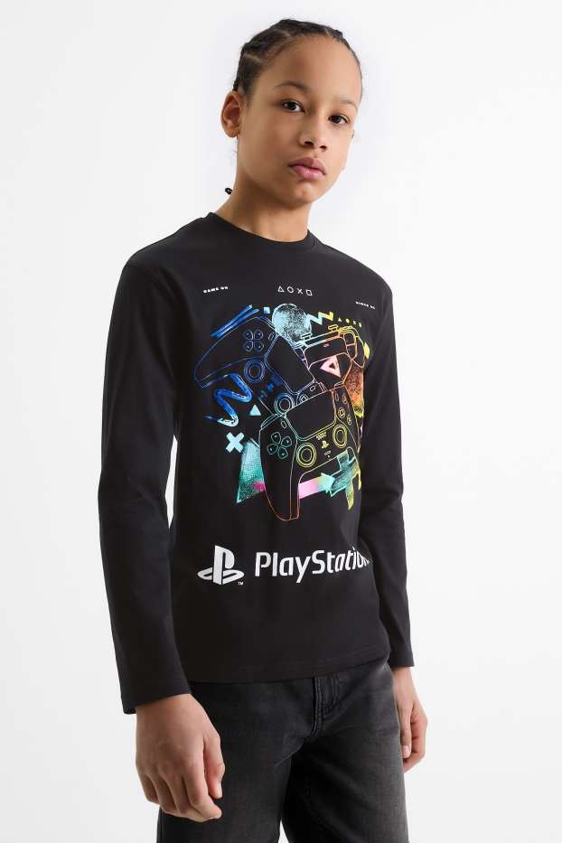 Children Boys - Multipack of 2 - PlayStation - long sleeve top - black / white