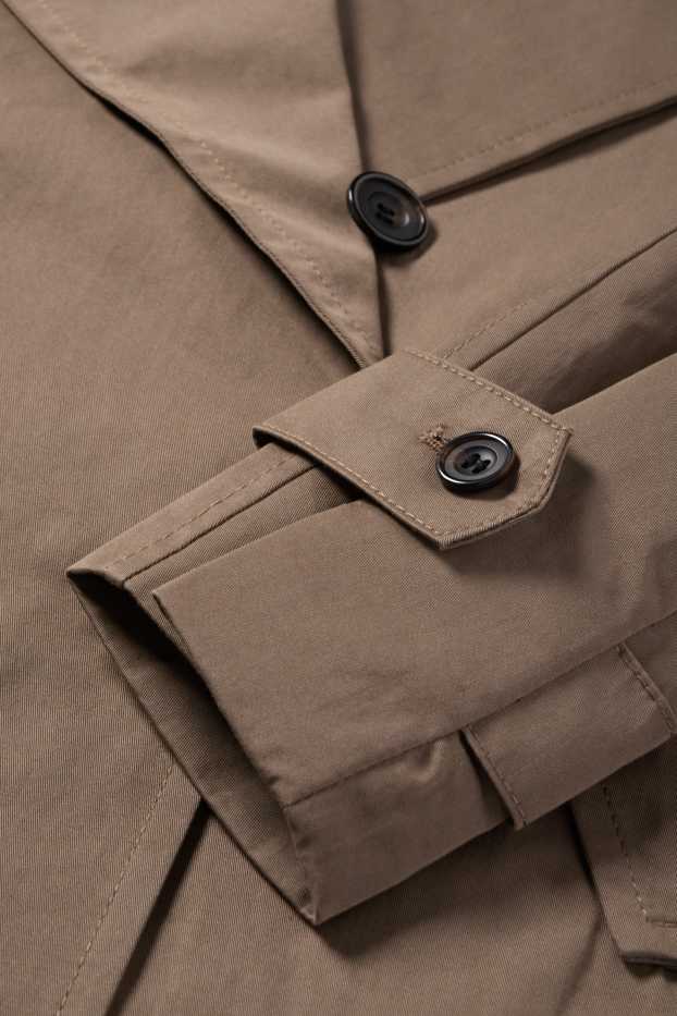 Dámské - Krátký trenčkot - taupe