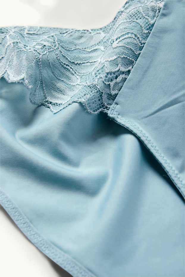 Dames - Slip - donkerturquoise