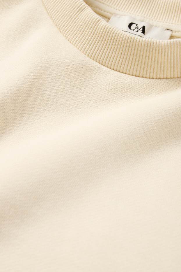 Damen - Sweatshirt - hellbeige