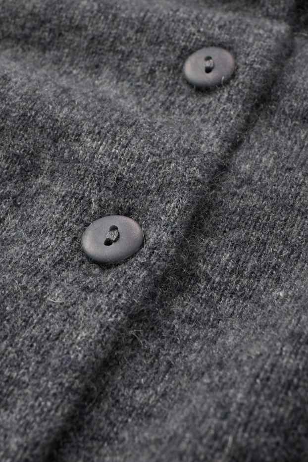 Dona - Jaqueta de punt de caixmir - gris