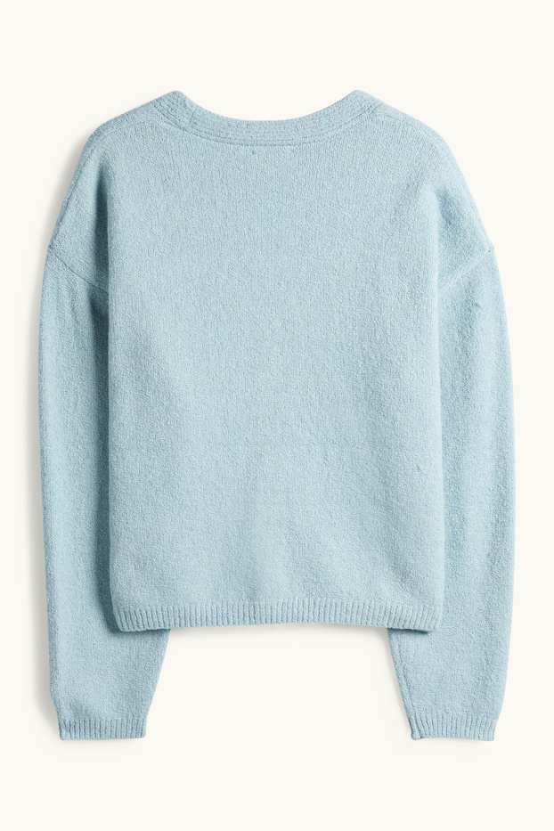 Dona - Jaqueta de punt - turquesa