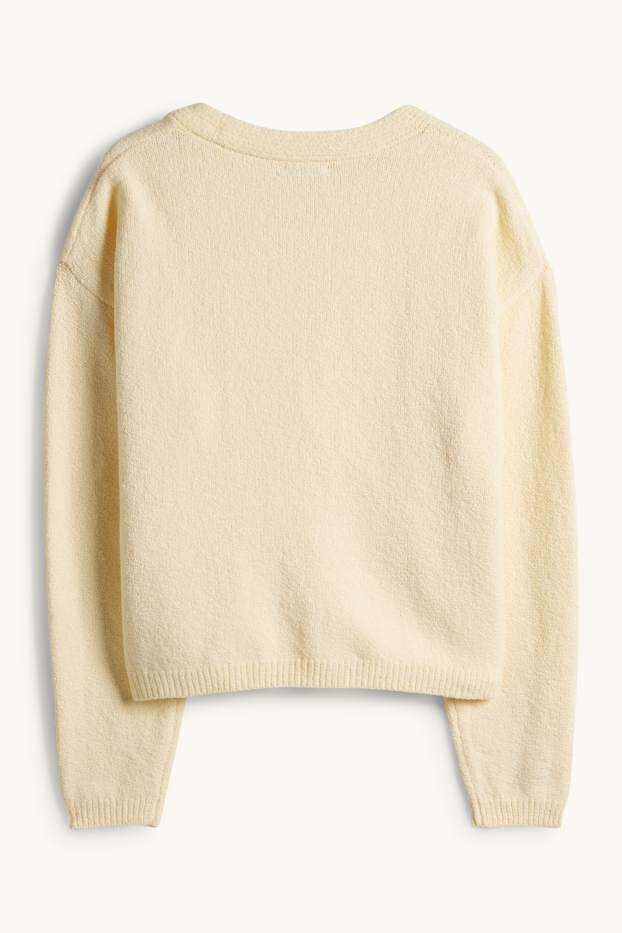 Women - Cardigan - light yellow