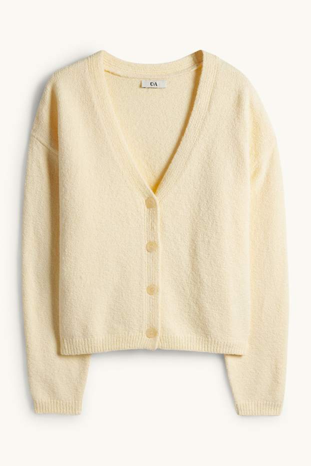 Women - Cardigan - light yellow