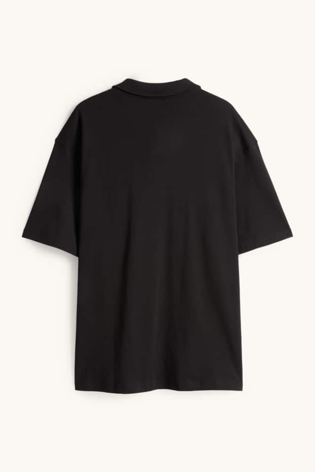 Herren - Poloshirt - Regular Fit - schwarz