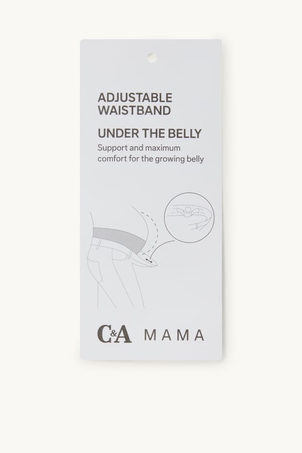 Femei - Pantaloni scurți din muselină pentru gravide - verde deschis