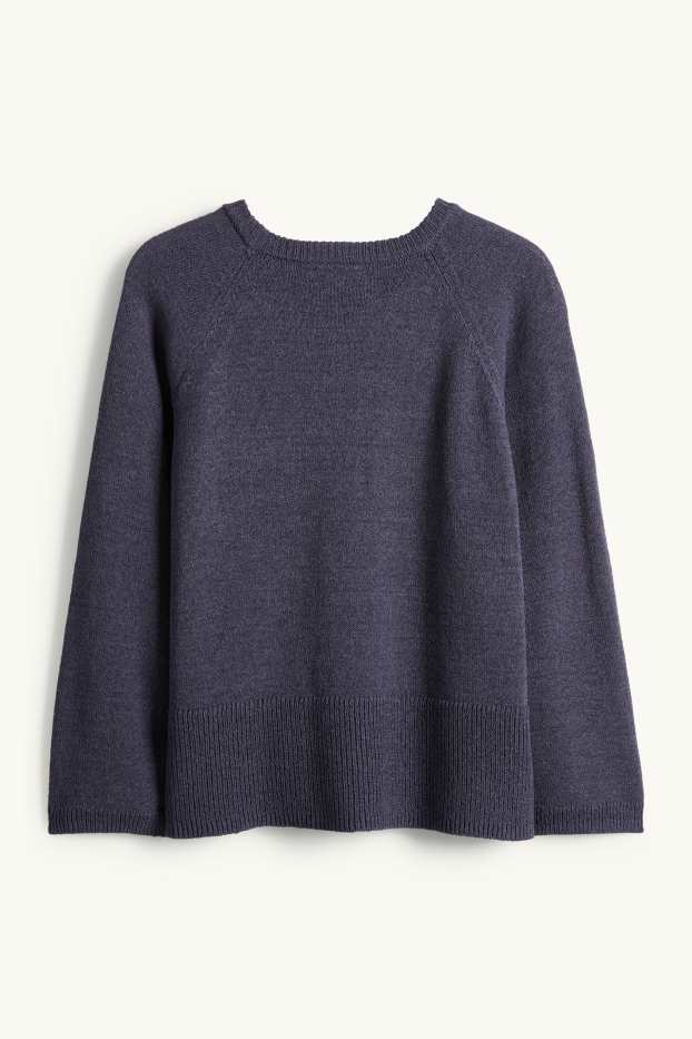 Dámské - Svetr - tmavomodrá