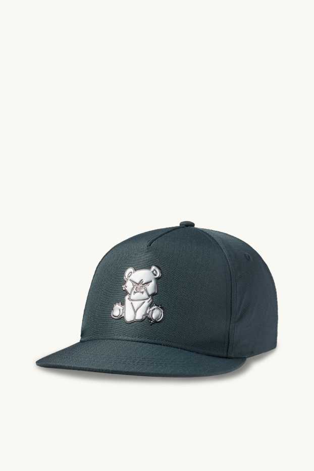 Enfants garçons - Ours - casquette de baseball - gris foncé