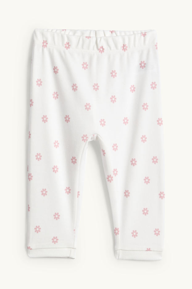 Baby Mädchen - Häschen - Baby-Pyjama - 2 teilig - rosa