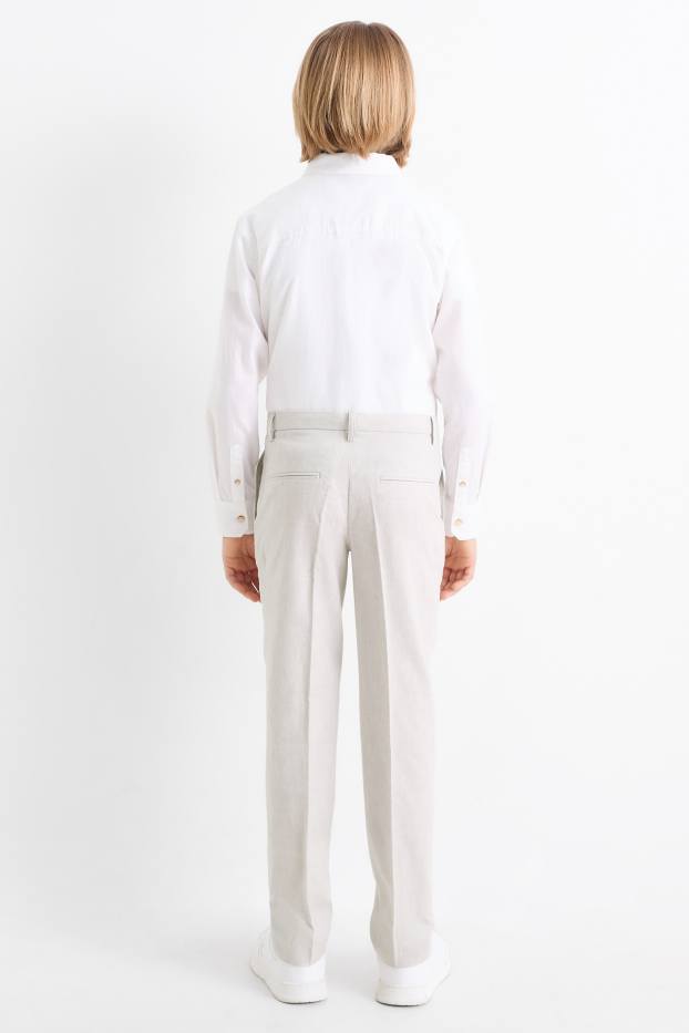 Bambini - Pantaloni coordinabili - beige chiaro