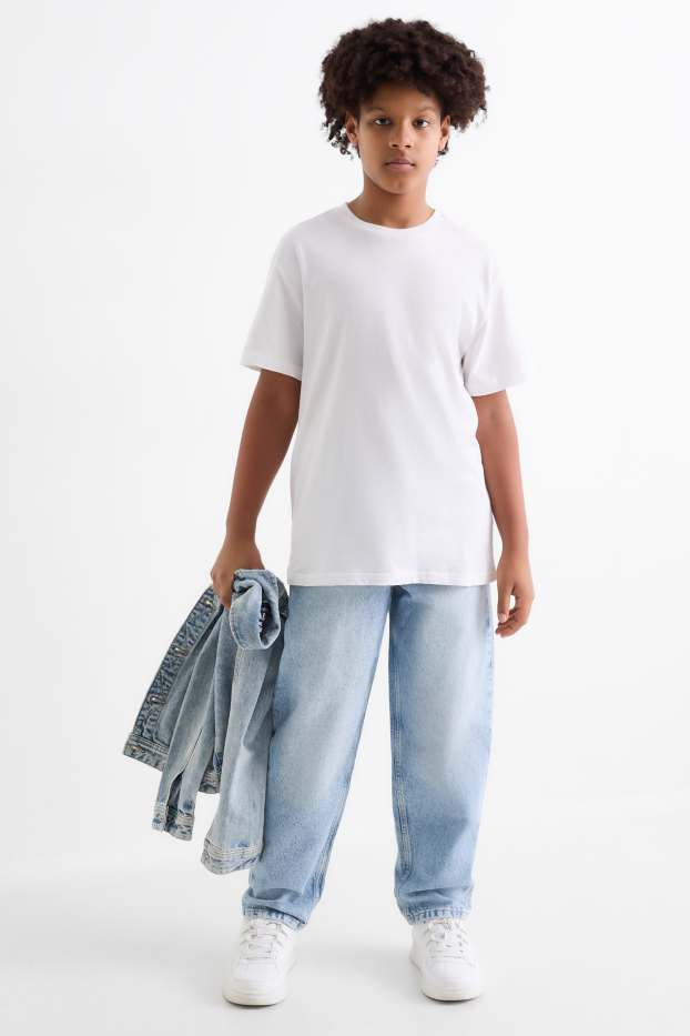 Kinder Jungen - Balloon Jeans - helljeansblau