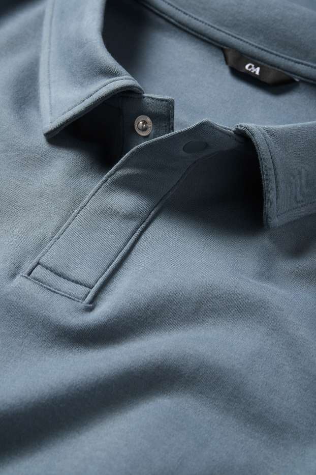 Herren - Poloshirt - Regular Fit - blau