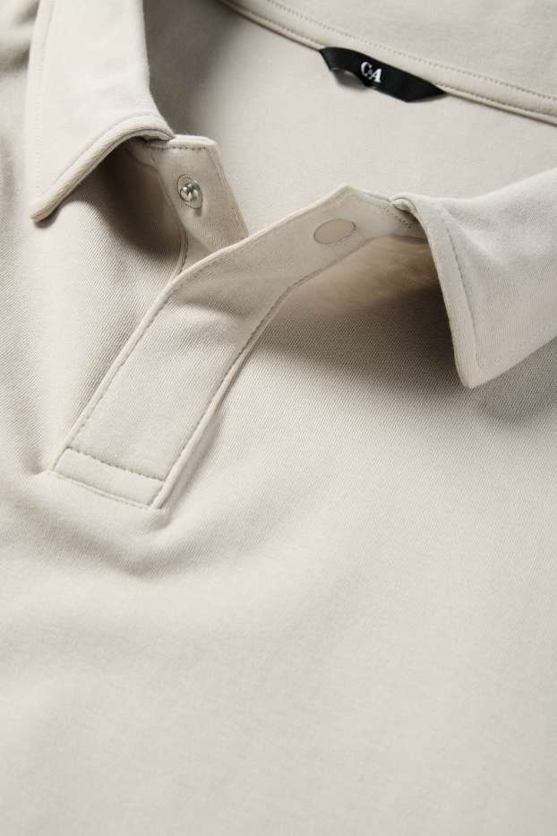 Herren - Poloshirt - Regular Fit - beige