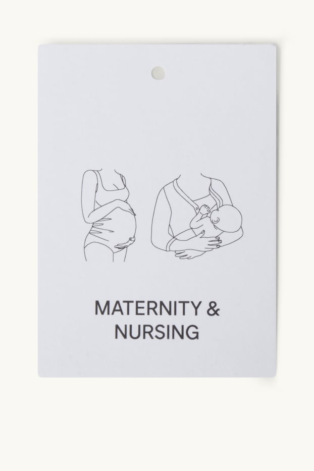 Femmes - Haut de pyjama d’allaitement - noir